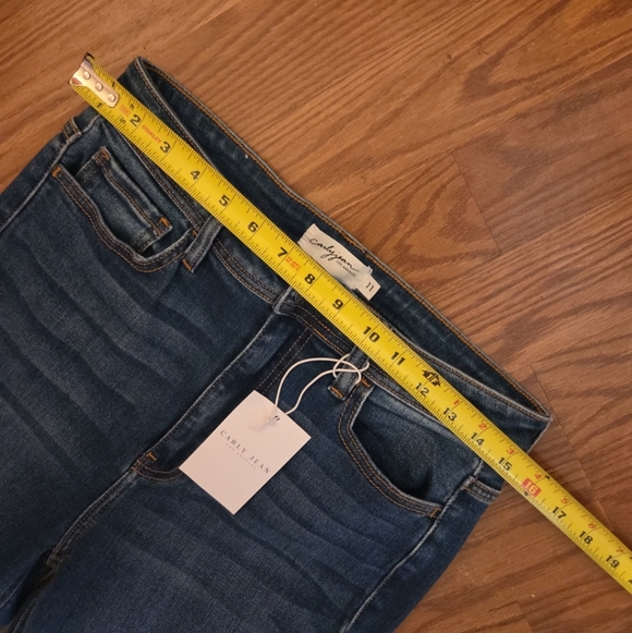 Nwt Carly Jean Los Angeles Women's Blue Austin Flare Size 11 - Picture 5 of 10